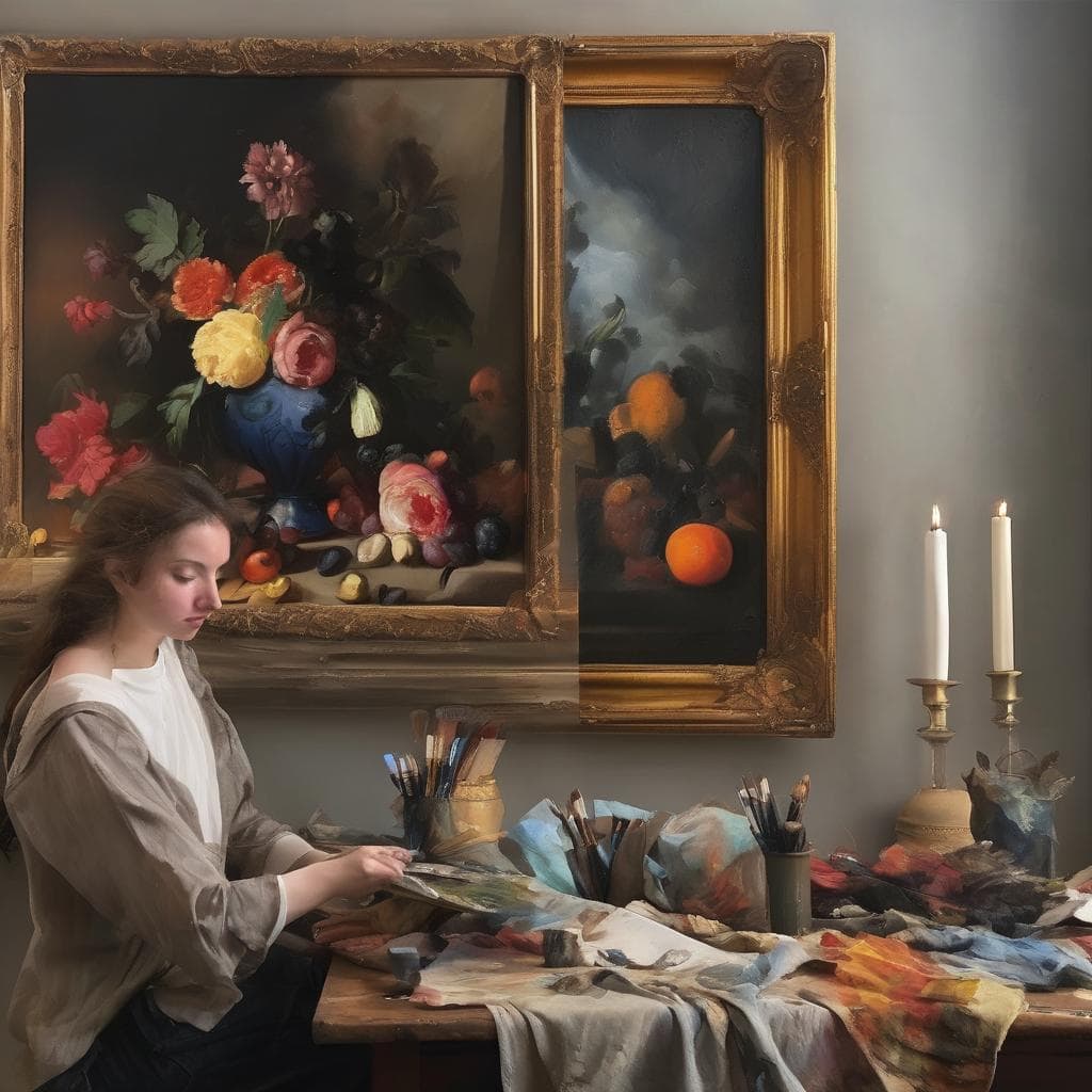 Ζωγραφική και τέχνη, δημιουργία καλλιτεχνών, πολιτισμός, ατομική έκφραση, ιστορία της τέχνης.